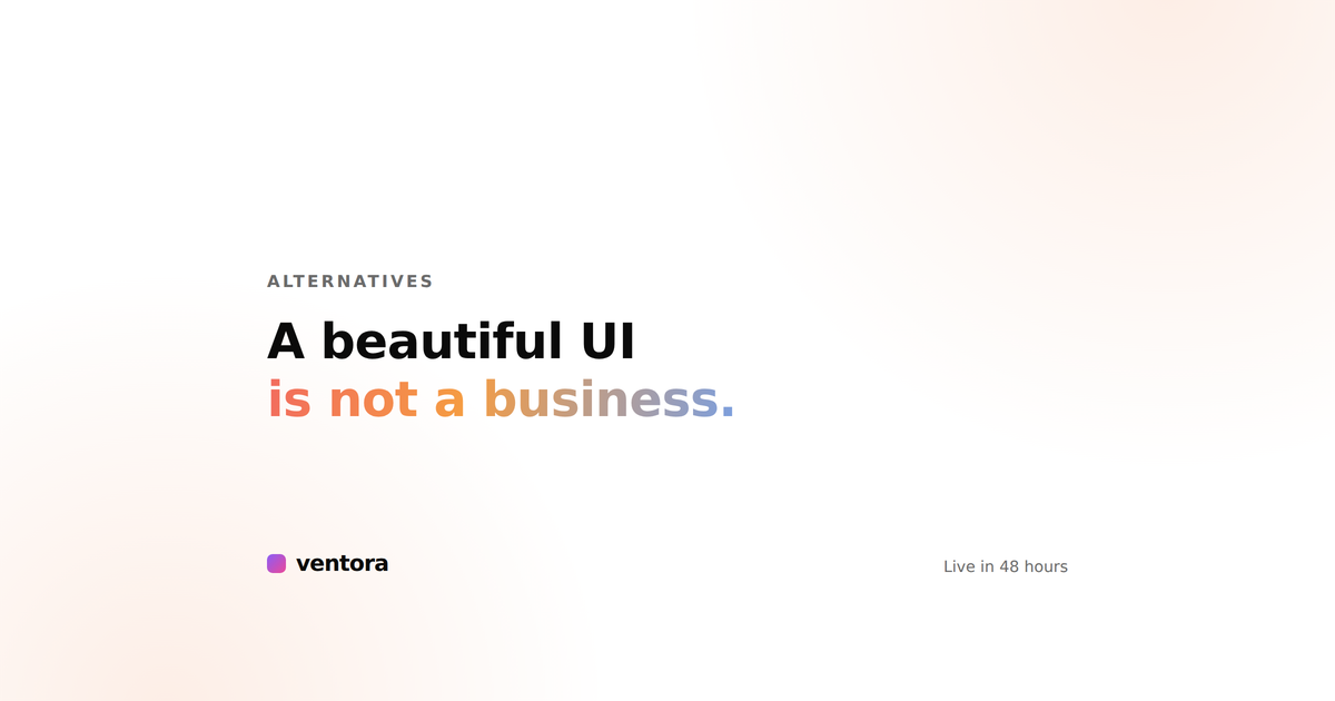 v0 Alternative — From UI to a Paying Product in 48h